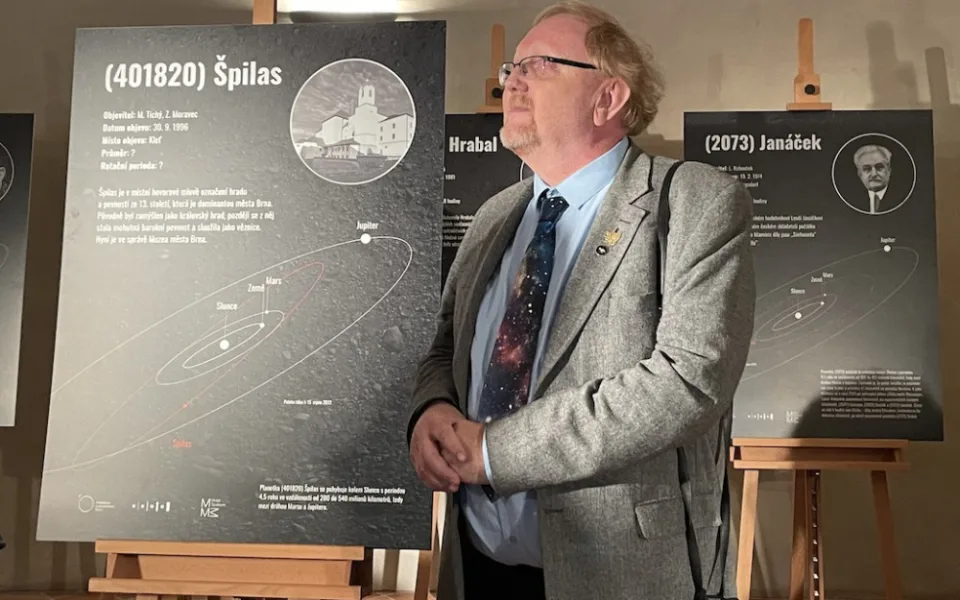Jeden z objevitelů planetky, Miloš Tichý