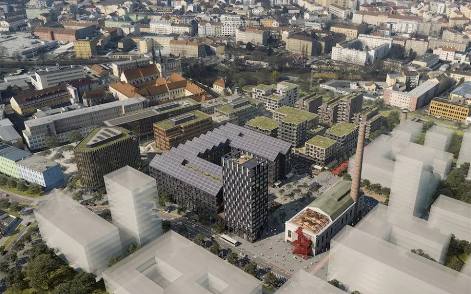Brno získá nové náměstí. Otevře se na konci září v Nové Zbrojovce