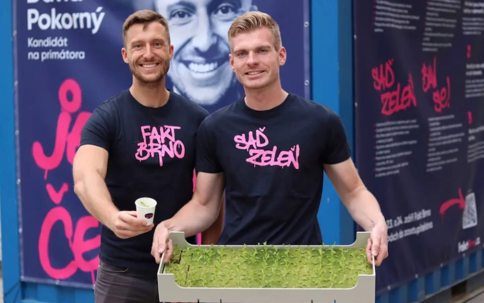 Saď zeleň s námi, nabádají kandidáti Fakt Brno