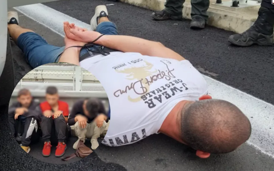 Slováci marně honili převaděče Syřanů. Šoféra zaklekli a svázali až Češi