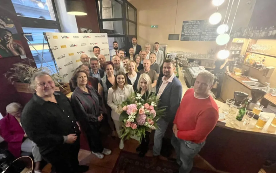Volební štáb SPD v Brně