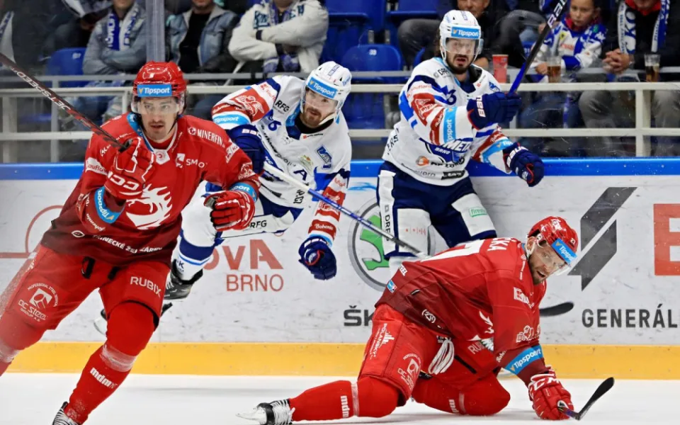 Kometa podruhé za sebou prohrála doma. Třinci podlehla 2:4