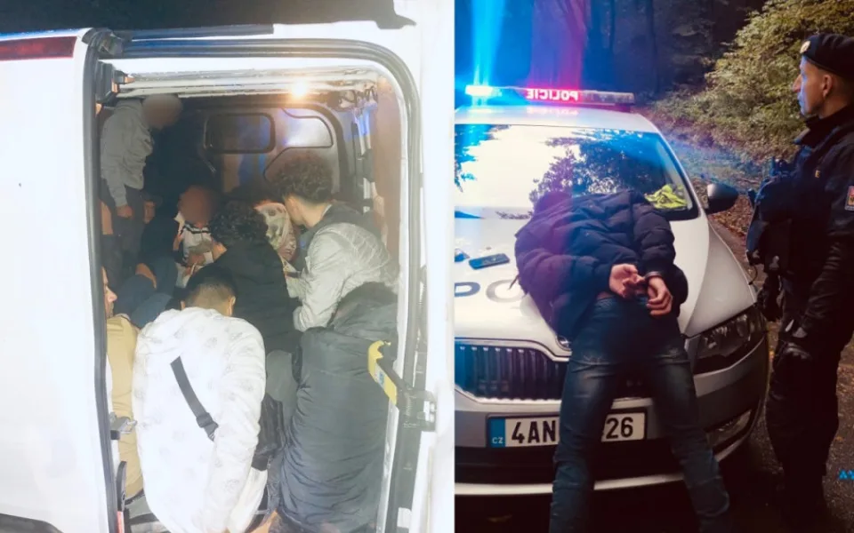 Hraniční kontroly odhalily stovky uprchlíků. Policisté museli i střílet
