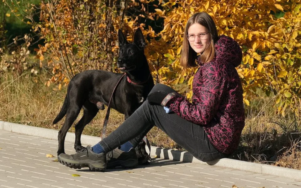 Zuzana Marečková s Aranem