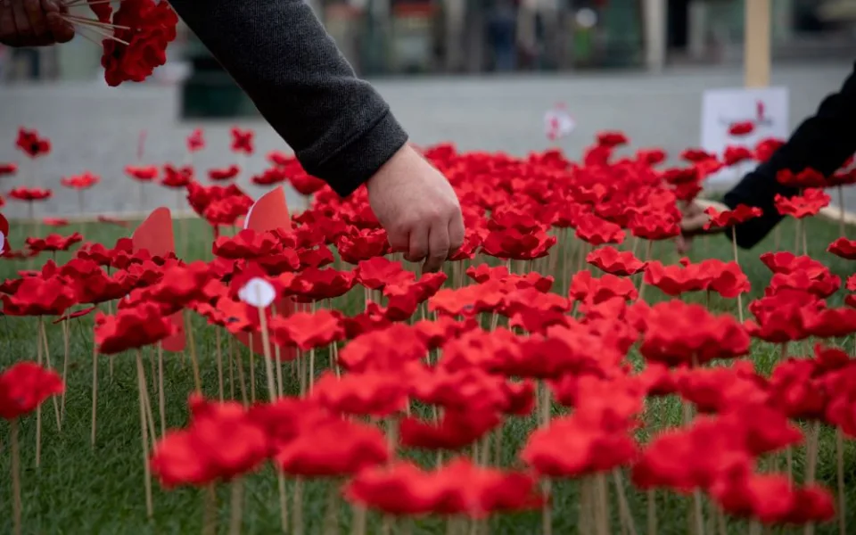Brno vzpomíná na válečné veterány. U sochy Jošta vyrostlo makové políčko