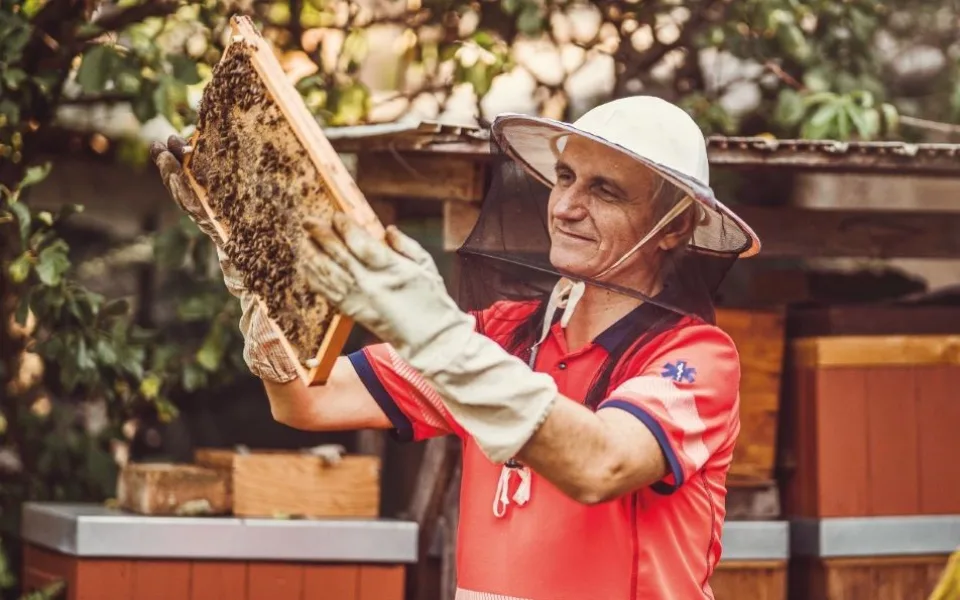 Jihomoravští záchranáři pózovali s hadem i včelami. Vyrobili kalendář