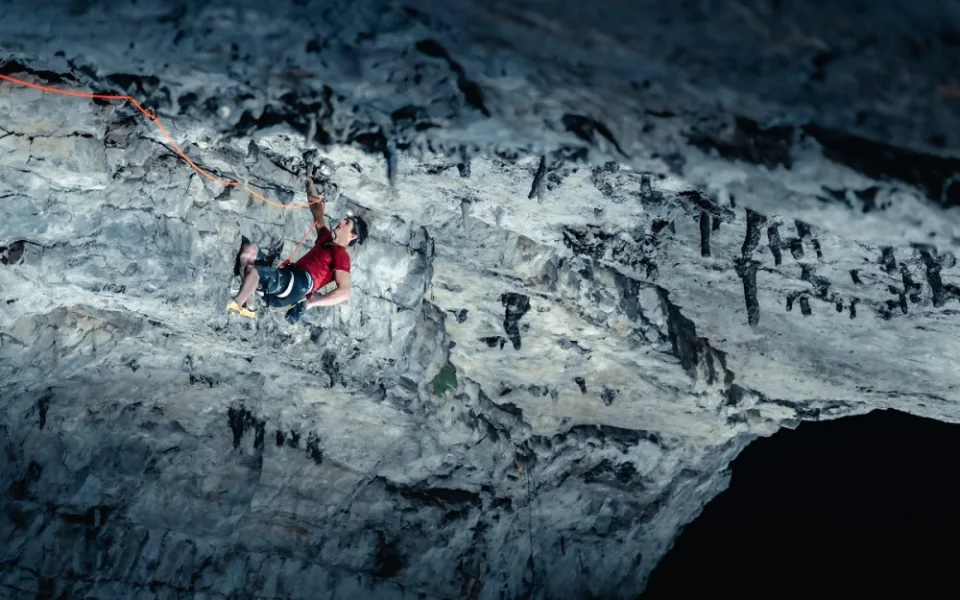Adam Ondra na Macoše