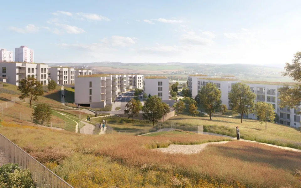 Vizualizace projektu na Kamenném vrchu