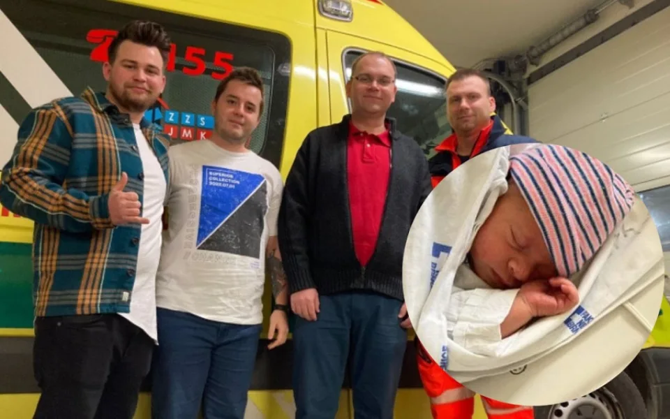 Narození Josefínky pomáhali kromě operátorky také Roman Soušek, Jan Zdráhal, Jan Přikryl a Pavel Pleva