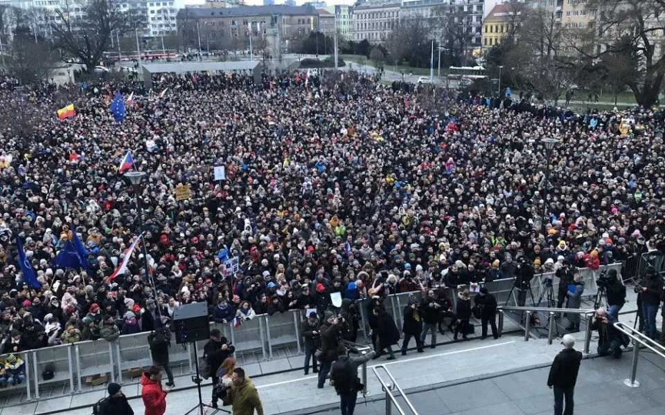 Dav v Brně vítal generála Pavla. Nenechte se zastrašit, vyzval generál