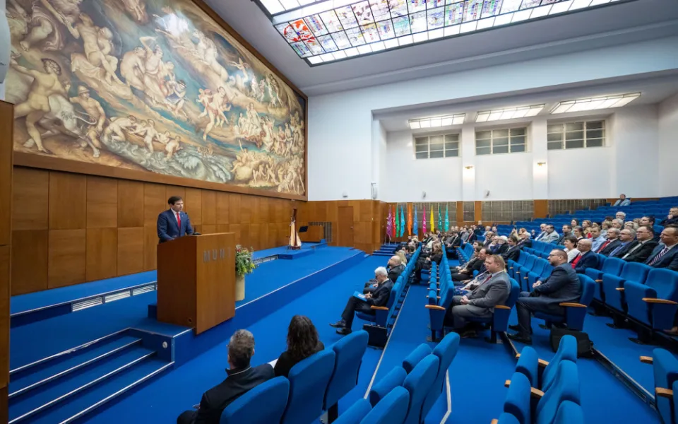 Posluchárna univerzity v Brně nese jméno rektora, kterého pronásledovali komunisté