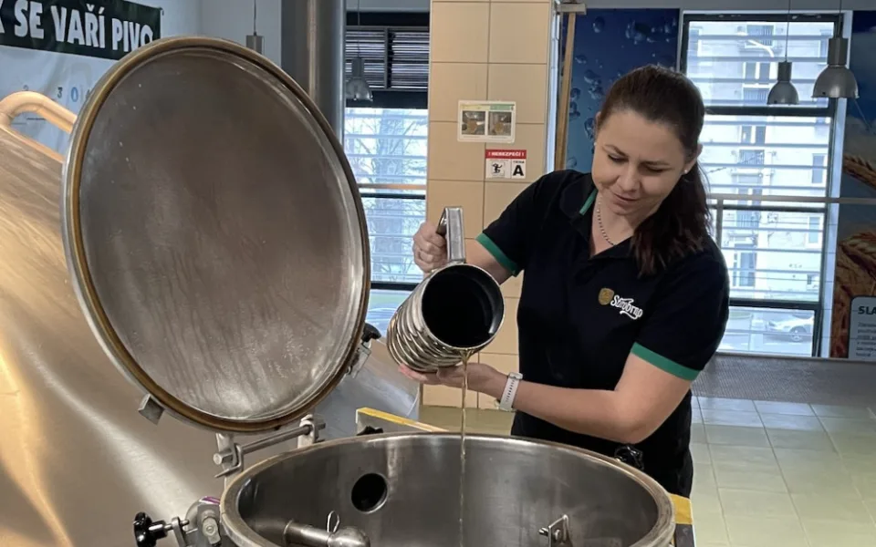 Klára Konupčíková vaří pivo