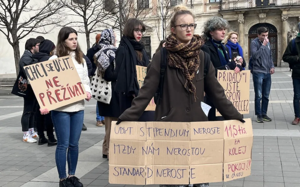 Ilustrační foto. Protest na Moravském náměstí