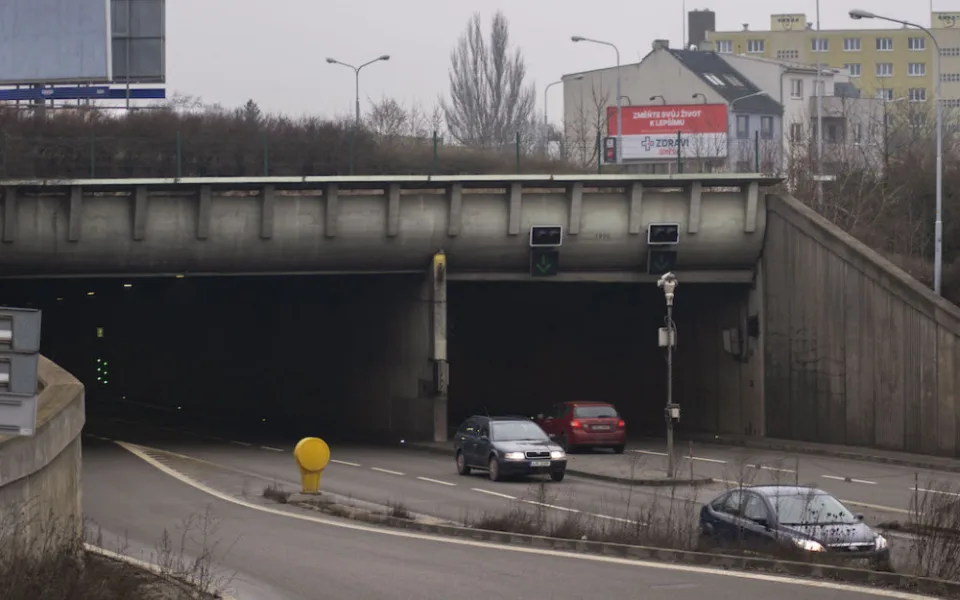 Husovický tunel v Brně