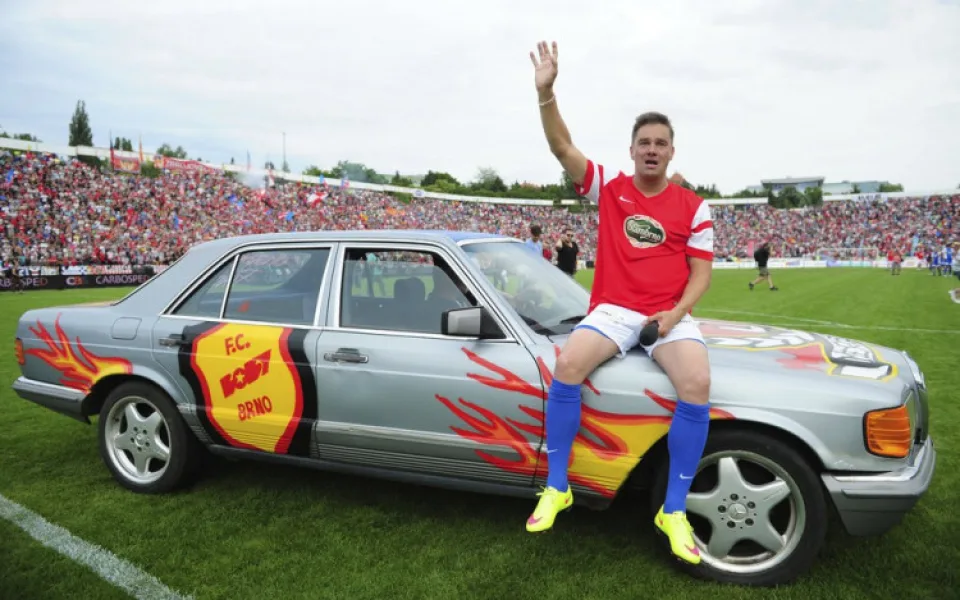 Petr Švancara při rozlučce s kariérou