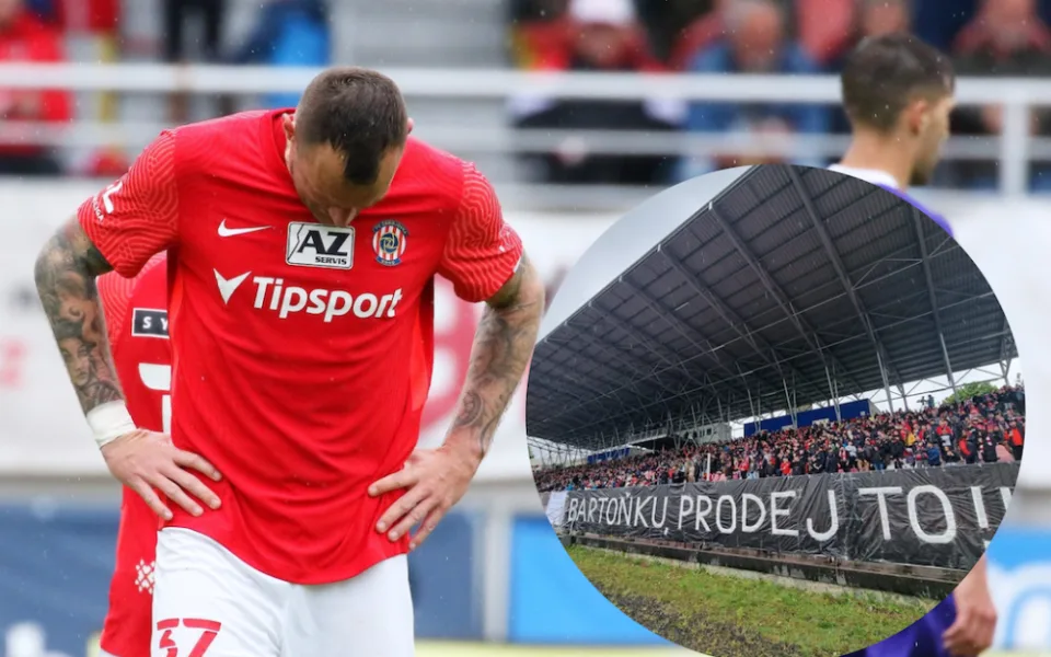 Zmar a trápení Zbrojovky trvá. Nejhorší zápas kariéry, plakal Řezníček po prohře s Pardubicemi