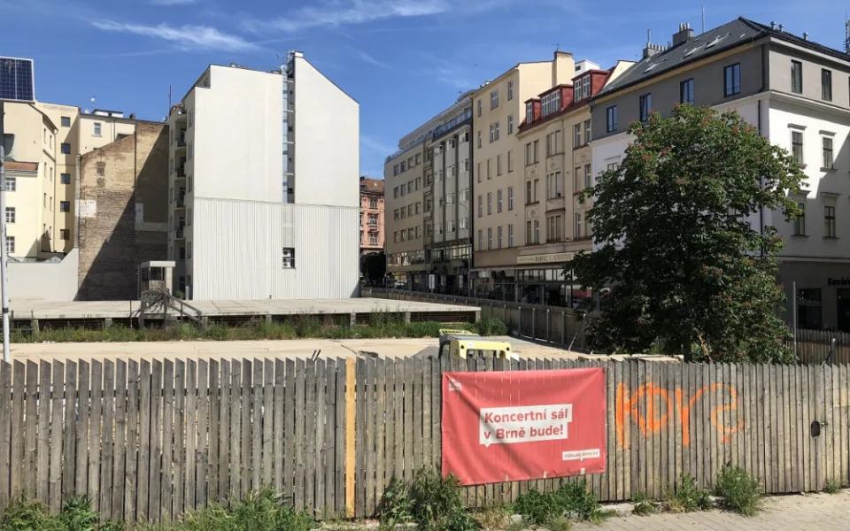 Místo, kde má vzniknout Janáčkovo kulturní centrum