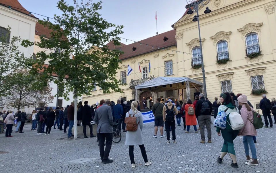 Stojíme za Izraelem, podpořily desítky lidí v Brně židovský stát