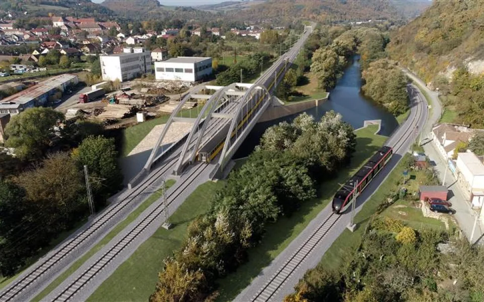 Tišnov na Brněnsku dostane nové nádraží. Železničáři navnadili lidi vizualizací