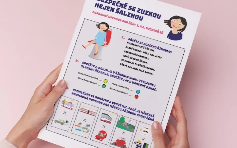 Cestujte bezpečně se Zuzkou nejen šalinou