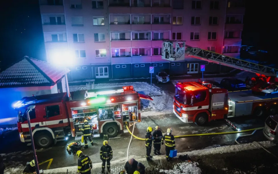Požár bytu v Adamově na Blanensku způsobil škodu několik milionů korun