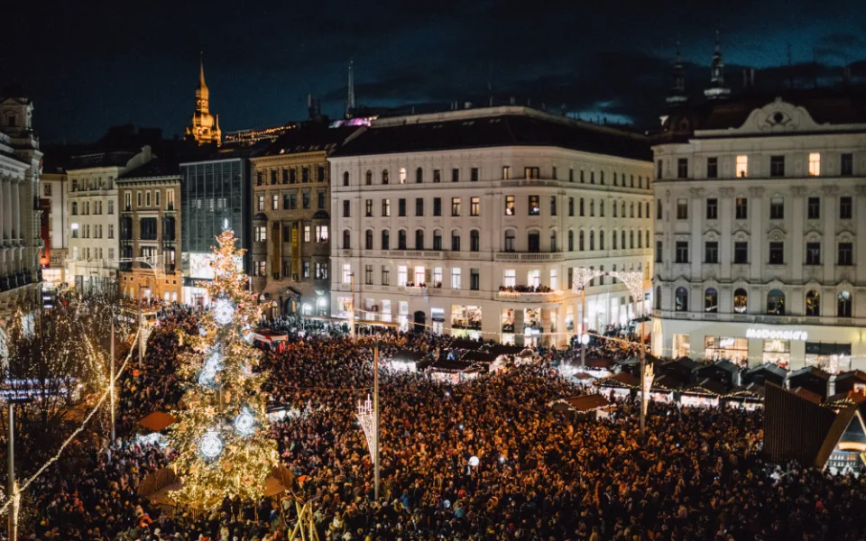Brněnské Vánoce si pochvalují v cizině. Nejlepší v Evropě, ocenila město mezinárodní porota