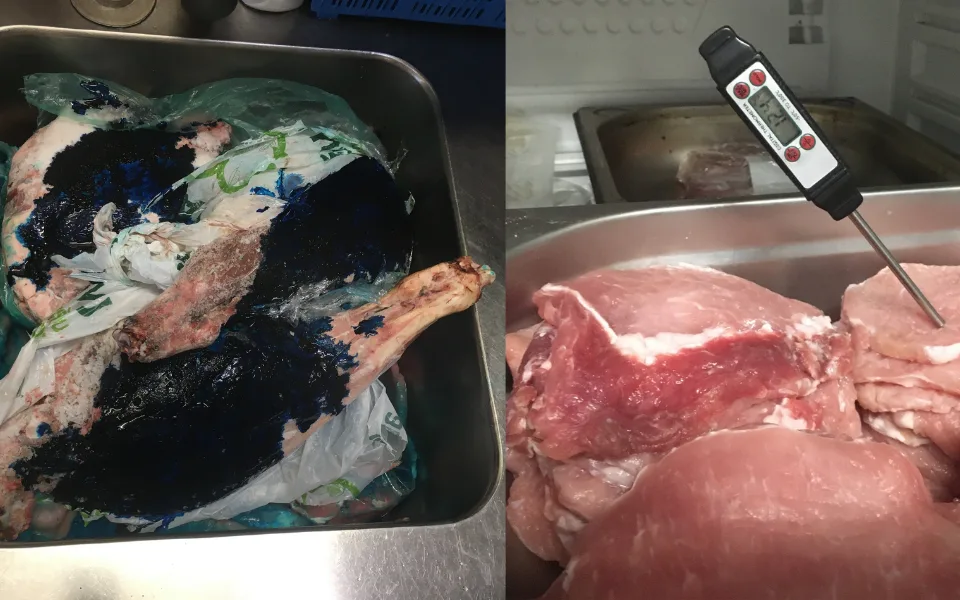 Restaurace na jihu Moravy skladovala v nevhodných podmínkách prošlé maso i maso neznámého původu