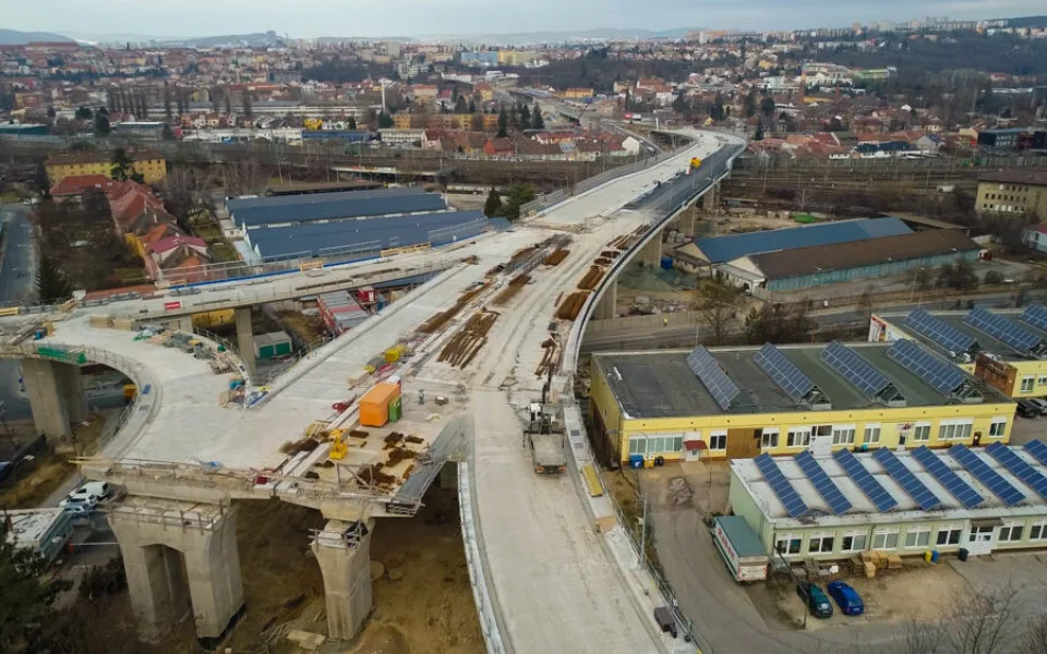V létě se otevře nová část městského okruhu v Brně