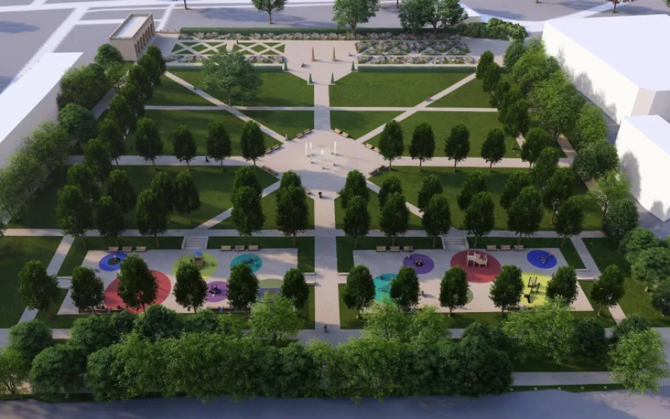 VIZUALIZACE: Zámecký park ve Vyškově čeká proměna. Architekti se inspirovali ve Francii