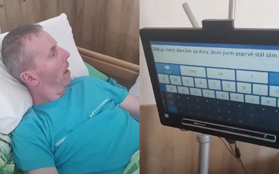 VIDEO: Záchranář Zdeněk dostal v roce 2018 mrtvici. V dojemném videu píše, že dnes poprvé stál sám