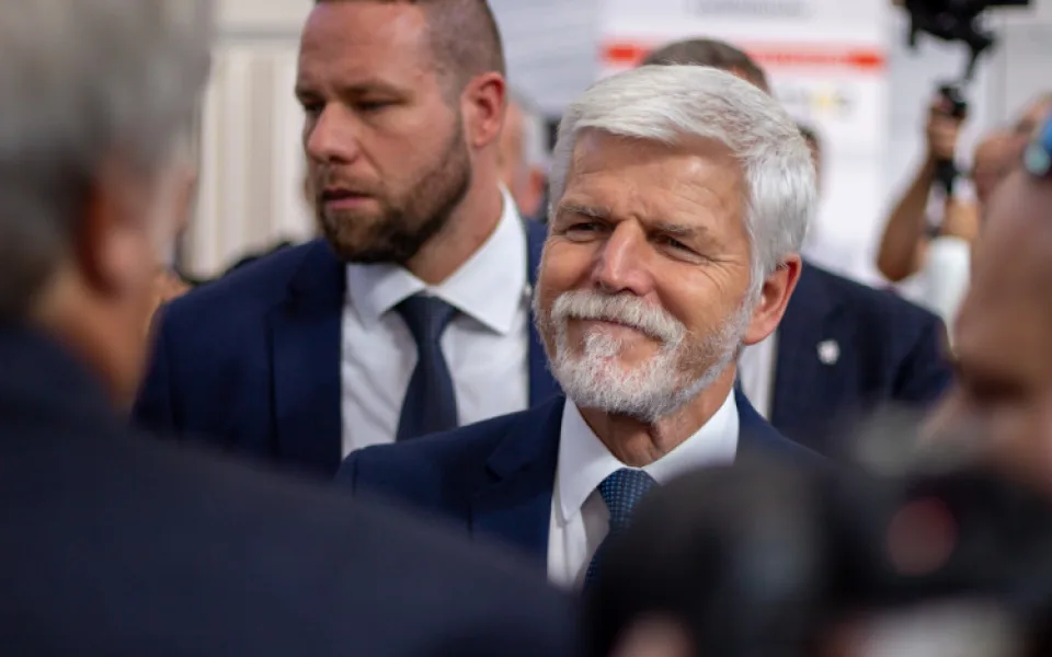 Prezident Petr Pavel diskutoval se středoškoláky ve Znojmě. Vyjádřil se k americkým volbám
