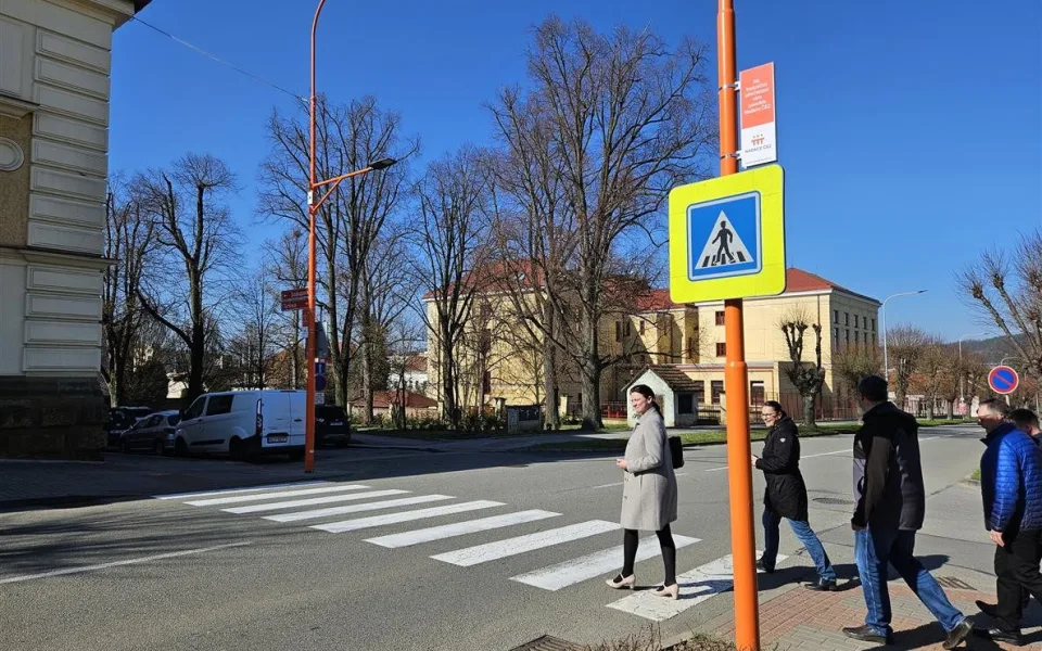 Boskovice mají další bezpečný přechod. Chodci tak budou kvalitně osvětleni