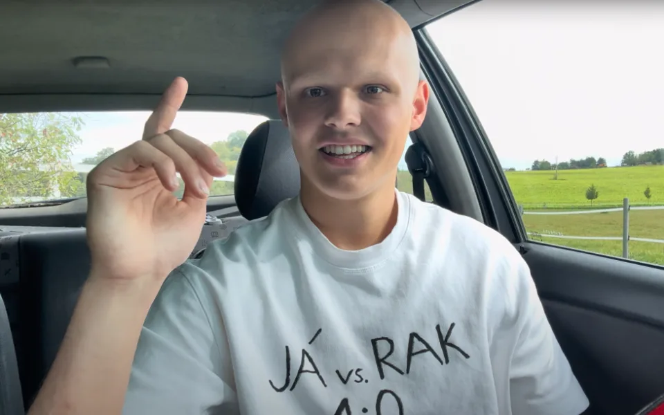 Porazil jsem rakovinu, raduje se mladý youtuber Svaťa z brněnských Kohoutovic