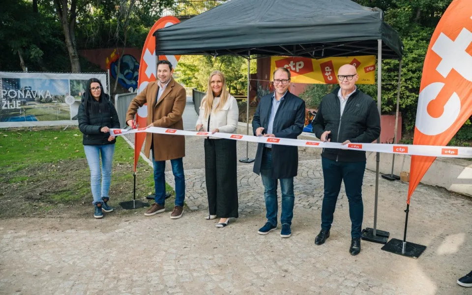 Cyklostezka, která propojuje Ponávku a Vlněnu, je oficiálně dokončena