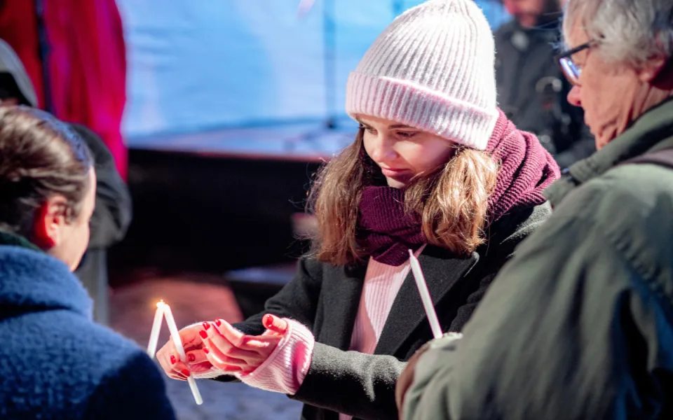 FOTO: Mší na Římském náměstí v centru Brna skončil advent