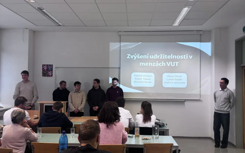 Studenti VUT řeší udržitelné stravování
