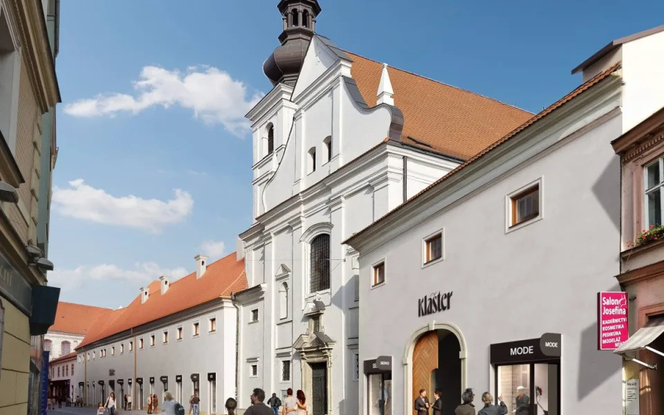 VIZUALIZACE: Brněnský klášter voršilek se promění k nepoznání, vzniknou obchody i zahrada