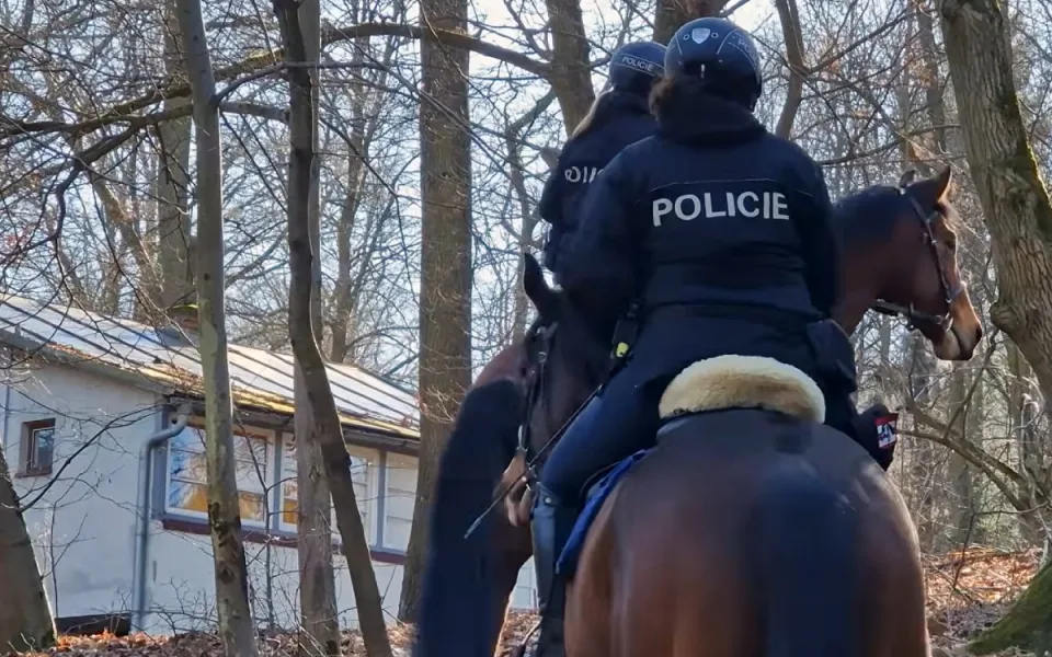 VIDEO: Opuštěné chaty na Hodonínsku kontrolovali i policejní koně. Vloupání ubylo