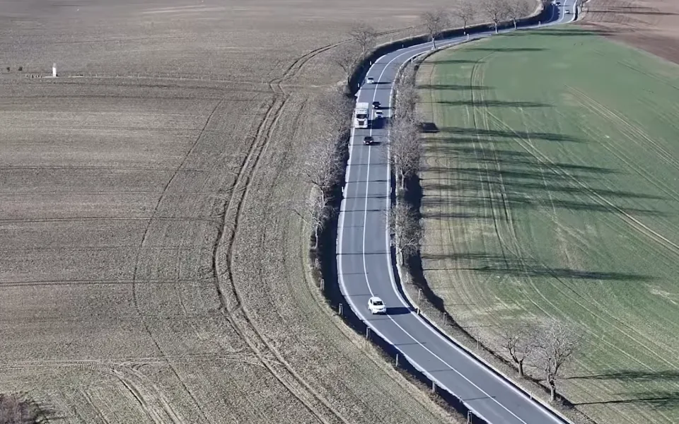 Snímek z dronu