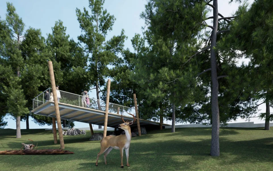 VIZUALIZACE: V brněnské zoo staví výběh pro jelena, který se vrátil ze záhrobí