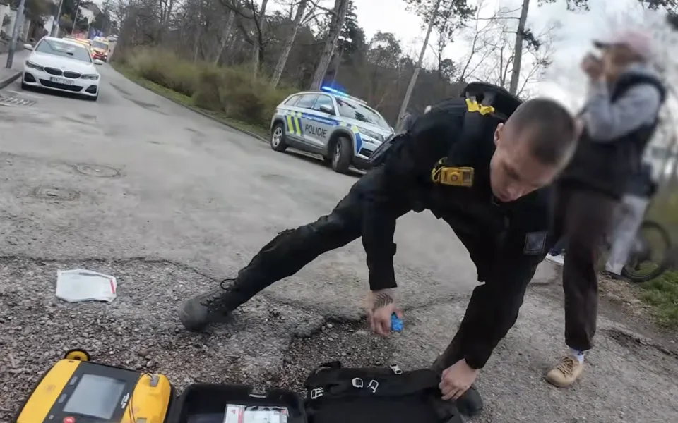 Snímek ze zásahu