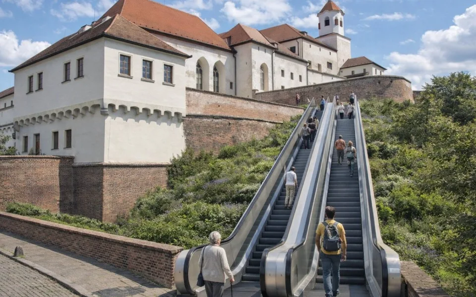 Říční tramvaj i eskalátory na Špilberk. Jih Moravy ovládly aprílové žerty