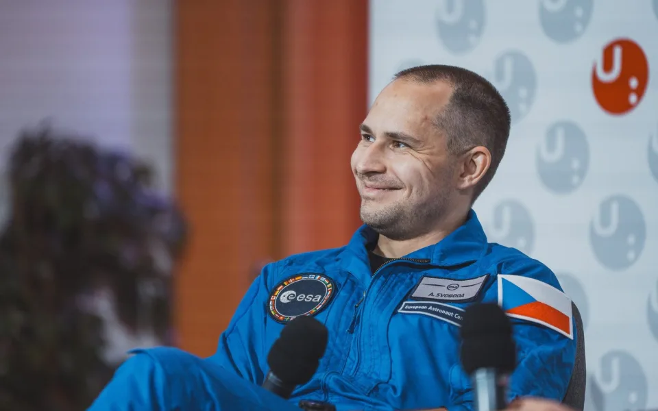 Aleš Svoboda na návštěvě Univerzity Pardubice (březen 2025).