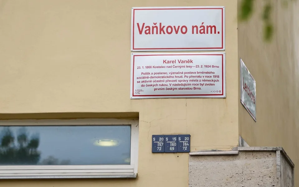 První český starosta i nacistický název. Znáte příběh Vaňkova náměstí v Brně?