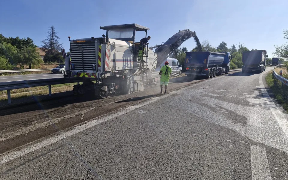 Kývalka zůstane týden zavřená. Silničáři opravují nájezd na D1 na Brněnsku